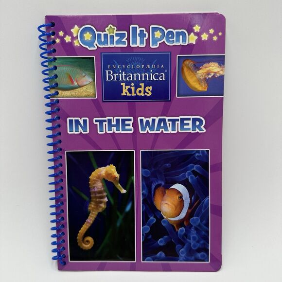 Encyclopedia Britannica Kids Quiz It Pen Set Wildlife Animals Q&A (4 Books) - Picture 9 of 16